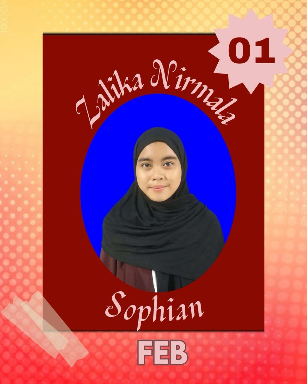 ZALIKA NIRMALA SOPHIAN